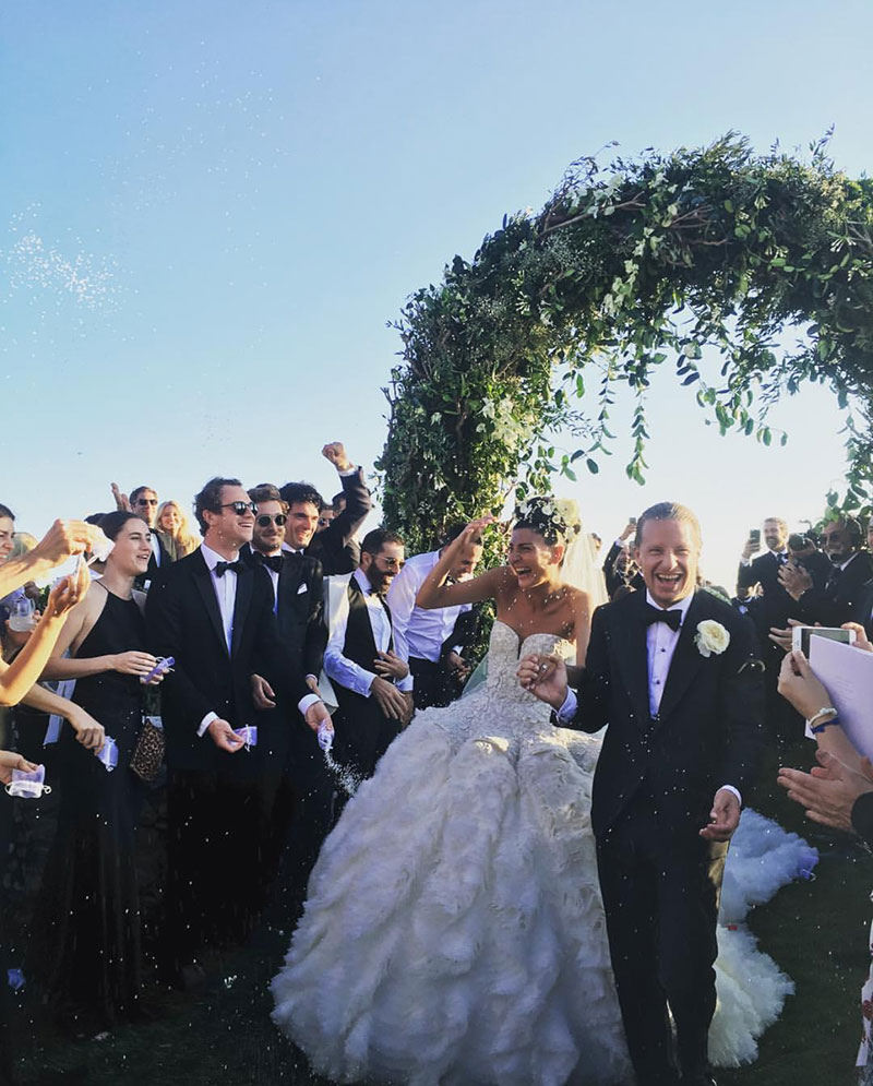 Giovanna Battaglia Oscar Englebert | The Most Talked About Celebrity Weddings of the Year