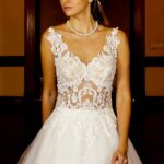 Strappy A-Line Wedding Dress