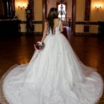Strappy Fluffy Princess Prom Type Wedding Dress
