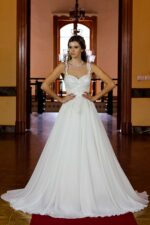 Strappy Sweetheart Neckline A-Line Wedding Dress - Image 2