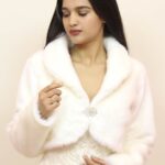 Beyaz Uzun Kollu Bolero