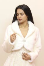 Beyaz Uzun Kollu Bolero