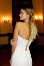 Drama Etek Straplez Dar Kesim Gelinlik - Görsel 2