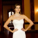 Drama Skirt Strapless Slim Fit Wedding Dresses