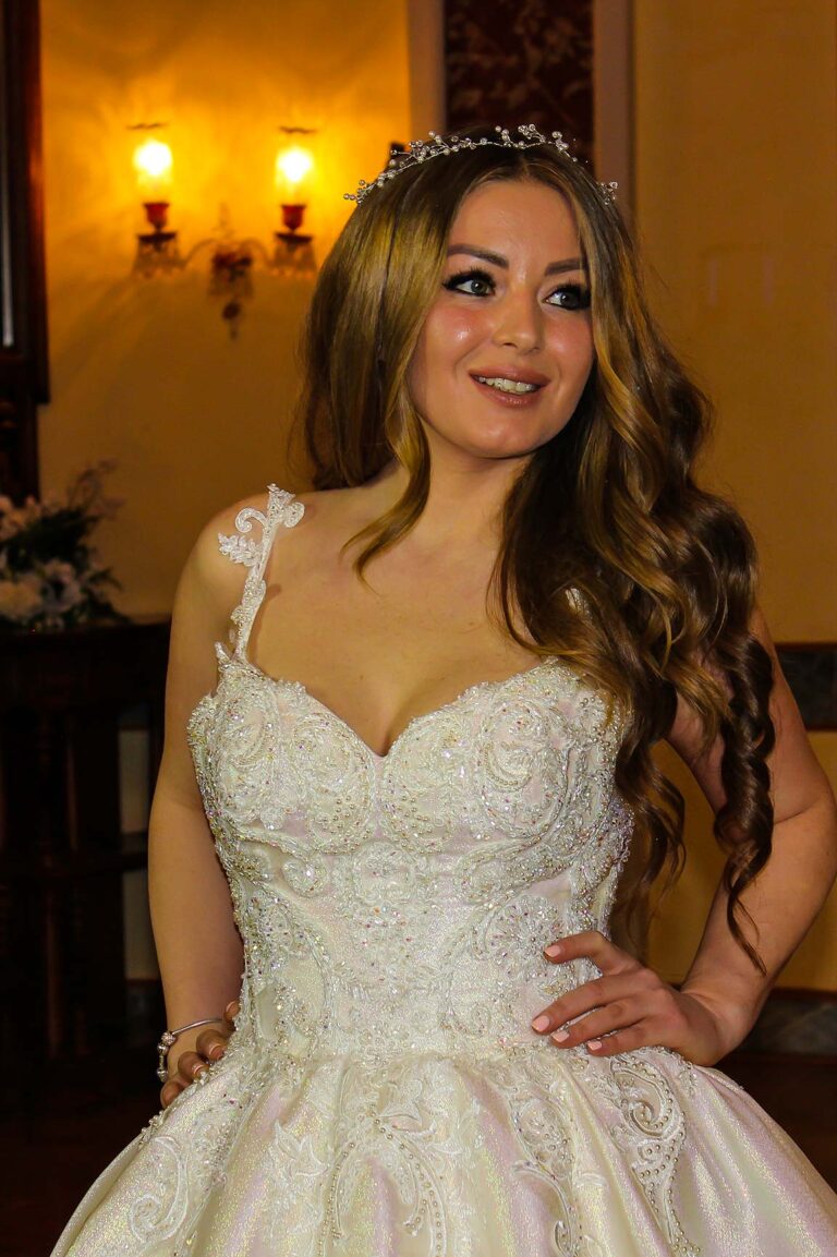 Islemeli Askili A Kesim Gelinlik | İndirimli Gelinlikler