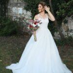 Sinem | Dantel Sırt Detaylı A Kesim Gelinlik | İstanbul