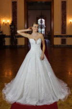 Straplez A Kesim Gelinlik - Görsel 4