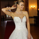 Strapless A-Line Wedding Dress