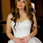 Strapless Pleated Princess Wedding Dress