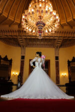 Long Sleeve A-Line Wedding Dress - Image 3