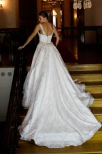 Askılı Kedi Yaka Balık Gelinlik - Görsel 4