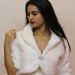 Beyaz Kısa Kollu Bolero