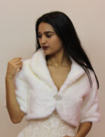 White Short Sleeve Bolero