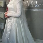 Betül | Balık Tesettür Gelinlik | Tak Çıkar Etekli Model