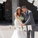 Meltem | Askılı Dantel Balık Gelinlik | Romantik Kalp Yaka