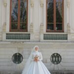 Zeynep | Tesettür A Kesim Gelinlik | Dantelli Kırık Beyaz