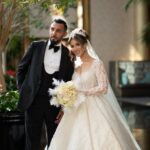 Hasay | Prenses Model İnci İşlemeli Gelinlik | Kırık Beyaz