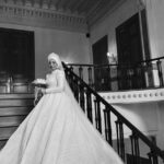 Kübra | İnci İşlemeli Tesettür Gelinlik | Prenses Model