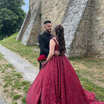 Tuğçe | Payetli Bordo Nişanlık | Kına Elbisesi | İstanbul