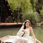 Tuğçe | Yırtmaçlı Balık Model Gelinlik | Saten Dantelli