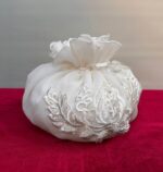 Organza Embroidered Lace Bridal Pouch - Image 3