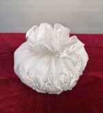 Organza Embroidered Lace Bridal Pouch - Image 2