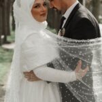 Aleyna | A Kesim Tesettür Saten Elbise | Kırık Beyaz Model