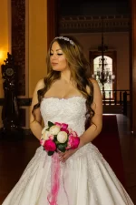 Strapless A-Line Wedding Dress