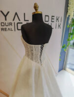 Transparent Staplez Body Embroidered Lace A-Line Wedding Dress - Image 3